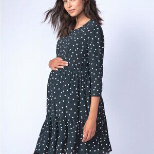 SERAPHINE tiered Maternity & Nursing Dress (sz2)